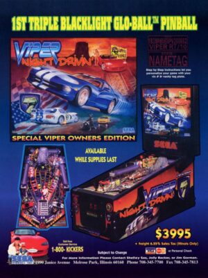 VIPER SEGA PINBALL FLIPPER (D0026)