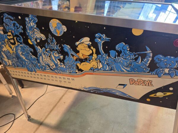 POPEYE SAVES THE EARTH BALLY WILLIAMS PINBALL FLIPPER (T2200)