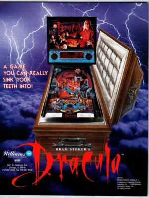 DRACULA BALLY WILLIAMS PINBALL FLIPPER (D0060)