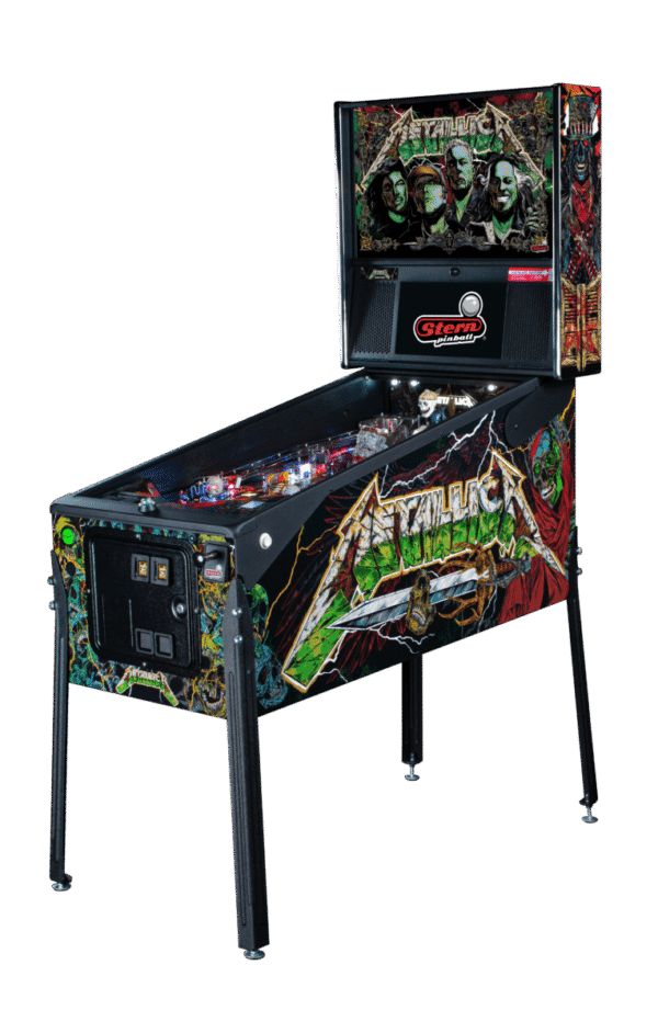 METALLICA REMASTERED PREMIUM NIB STERN PINBALL FLIPPER (P2280)