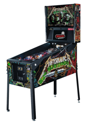 METALLICA REMASTERED PREMIUM NIB STERN PINBALL FLIPPER (P2280)