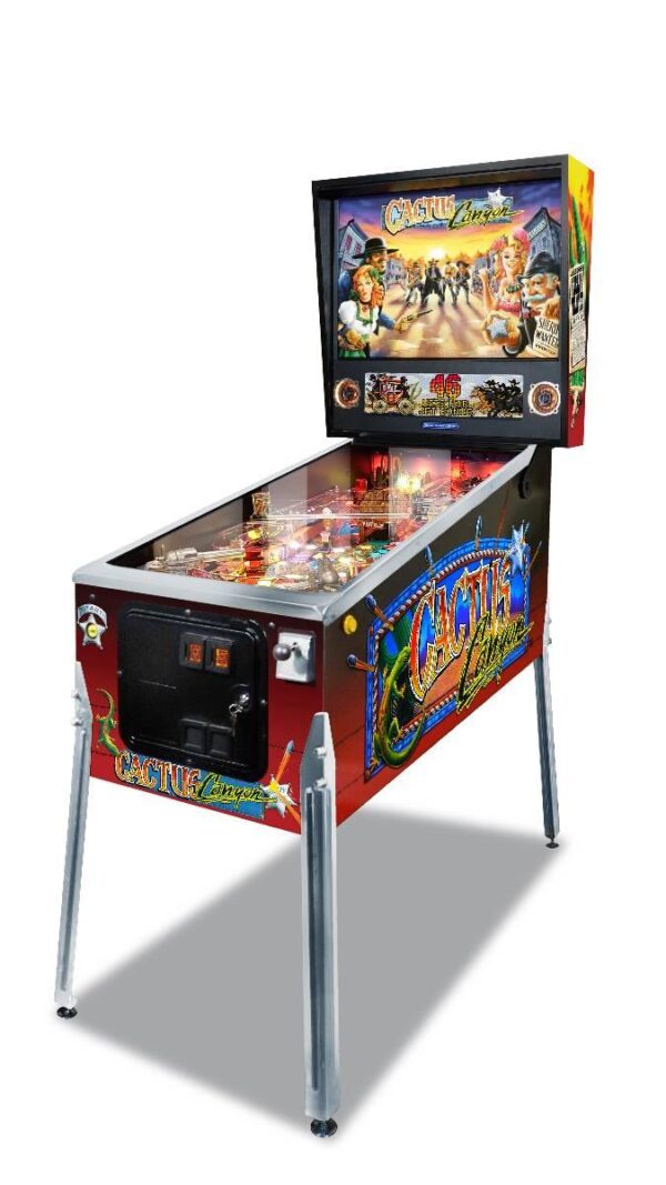 CACTUS CANYON REMAKE SPECIAL EDITION NIB CHICAGO GAMING CO. PINBALL FLIPPER (S0011)