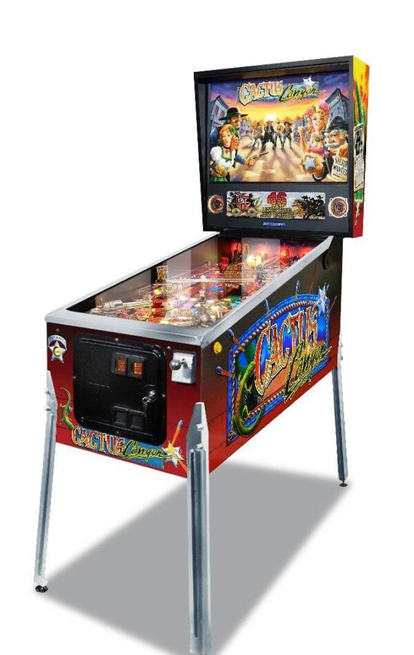CACTUS CANYON REMAKE SPECIAL EDITION NIB CHICAGO GAMING CO. PINBALL FLIPPER (S0011)