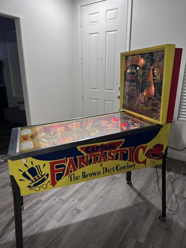 Captain Fantastic and the Brown Dirt Cowboy Pinball Machine!